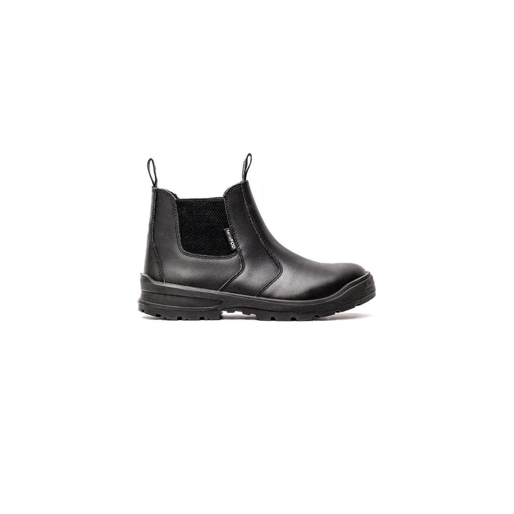 Terrapod Black Chelsea Safety Boot – Steel Toe Cap