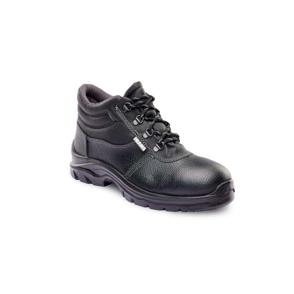 FRAMS Econo Safety Boot – Steel Toe Cap (Black)