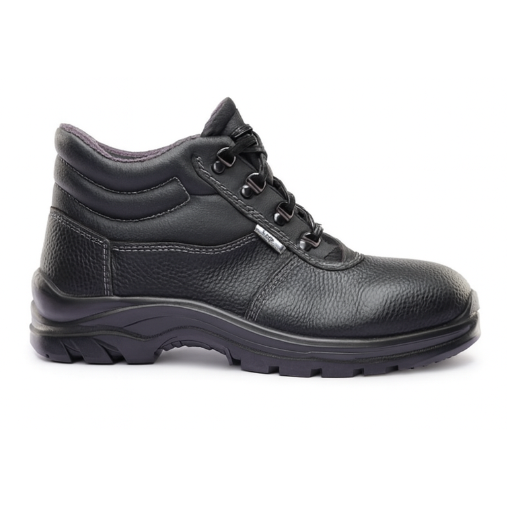 FRAMS Econo Safety Boot – SABS Approved Steel Toe Cap (Black)
