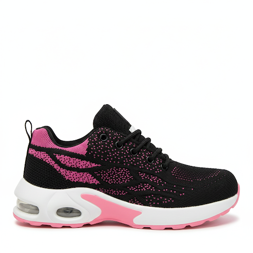 Rambler Pulse Step Ladies Sneaker (Black/Pink)
