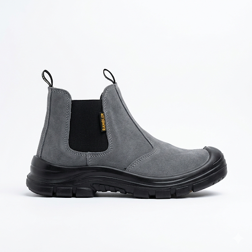 Rambler Chelsea Boot – Leather - Grey Suede